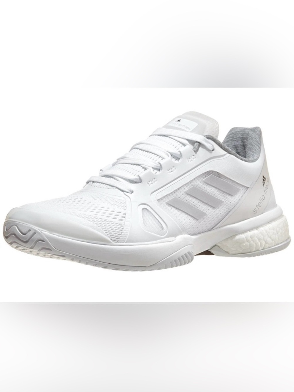 Stella McCartney/Adidas White  Gray Sneaker Sz 9 1/2